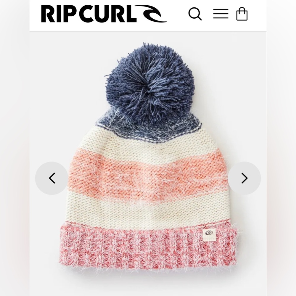 Ripcurl Surf Treehouse Pom Pom Beanie